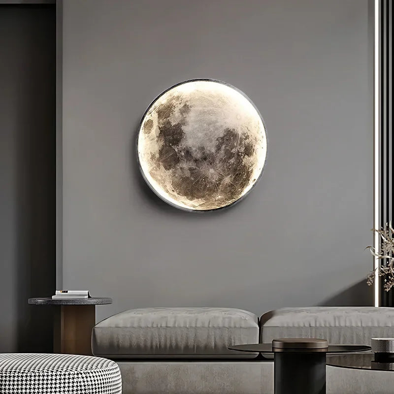 3D Moon Led Wall Lamp