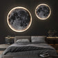 3D Moon Led Wall Lamp