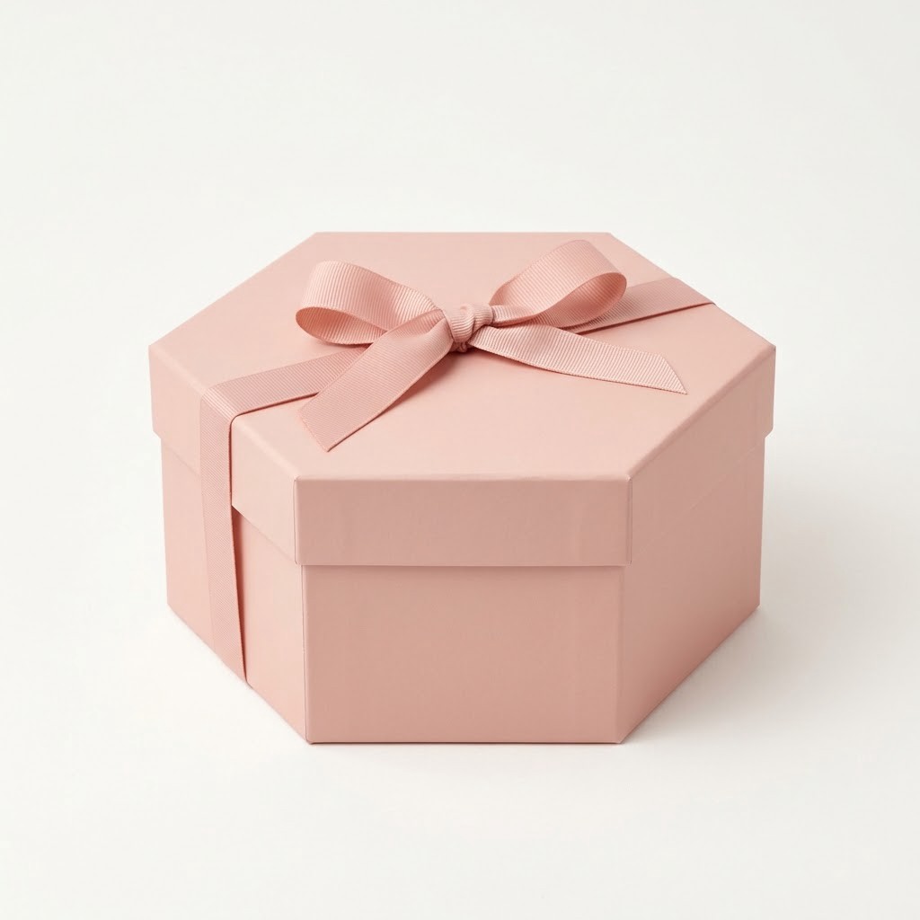Blush Hexagon Gift Box