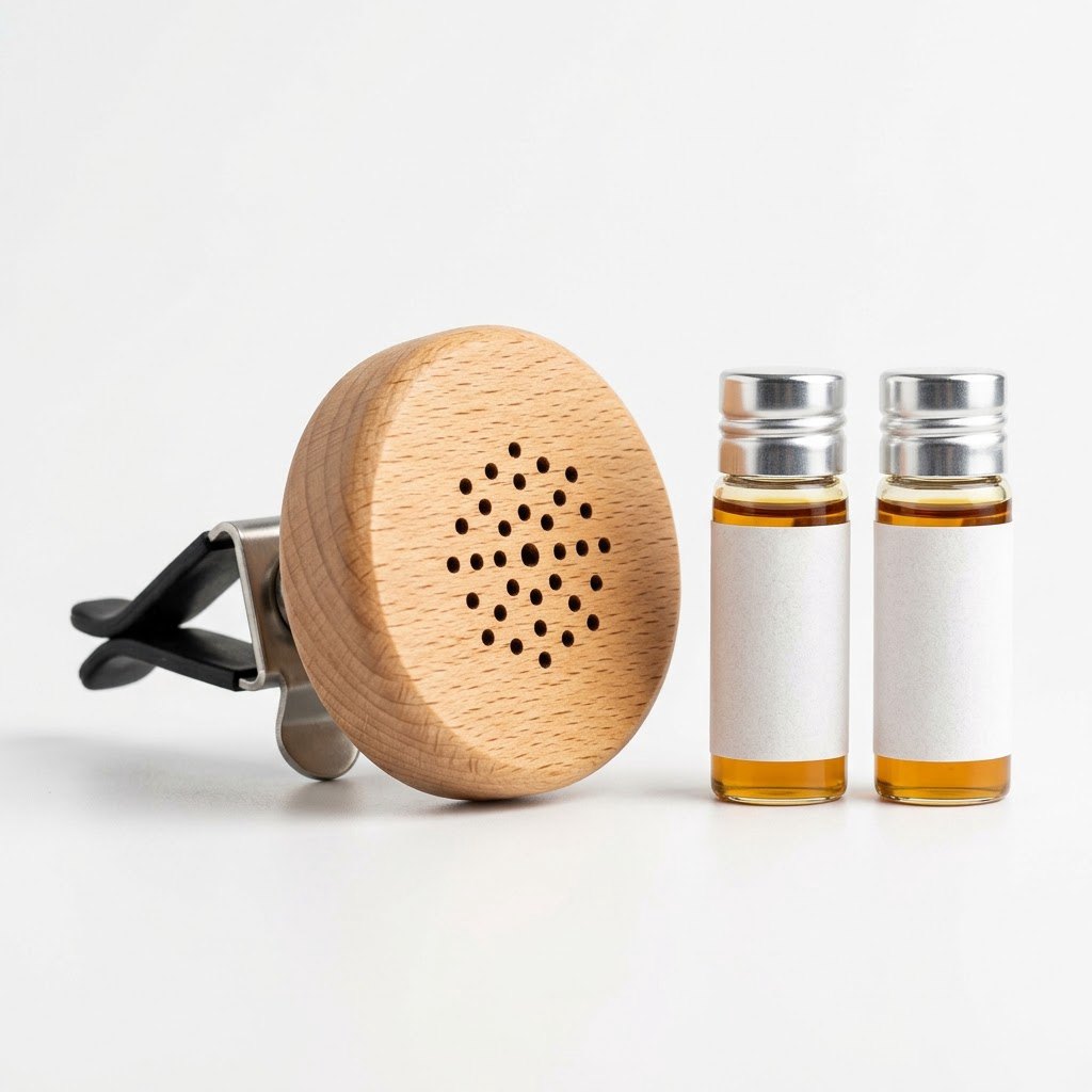 Car Diffuser Set — Musk & Cedar