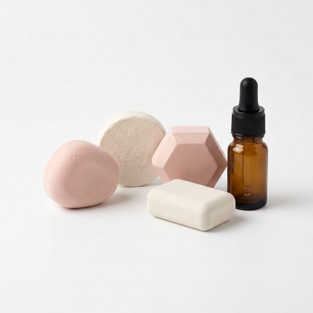 Hand-Poured Plaster Aroma Stones