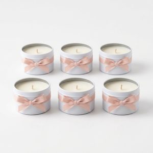 Wedding Favour Mini Candle Set